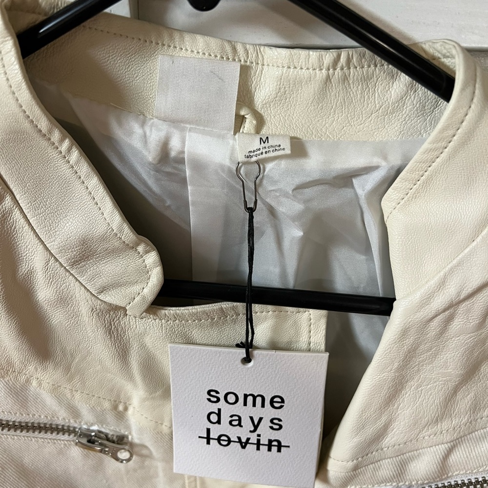 Some Days Lovin “Dex” Leatherette Fringe Jacket - Picture 10 of 16